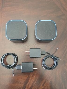 (2) Magicteam SN-A1 Black White Noise Machine Sound Speaker LOT